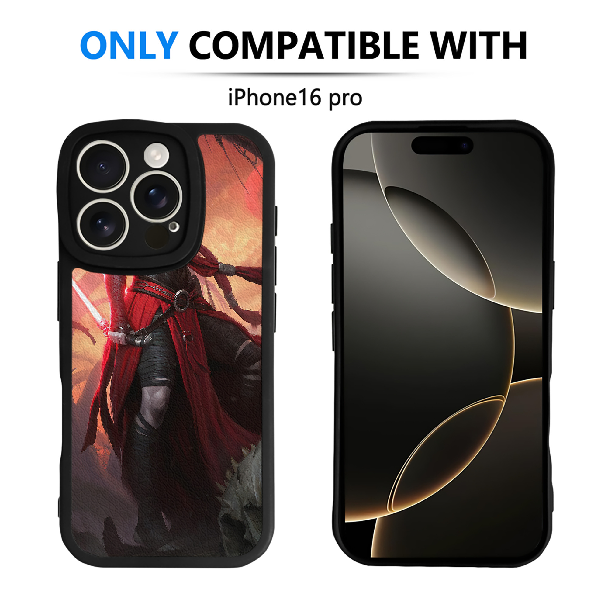 （画像用） スター・ウォーズ Star Wars 【iPhone 16シリーズ対応】シリコンスマホケース（レザー調） 材質：シリコン
